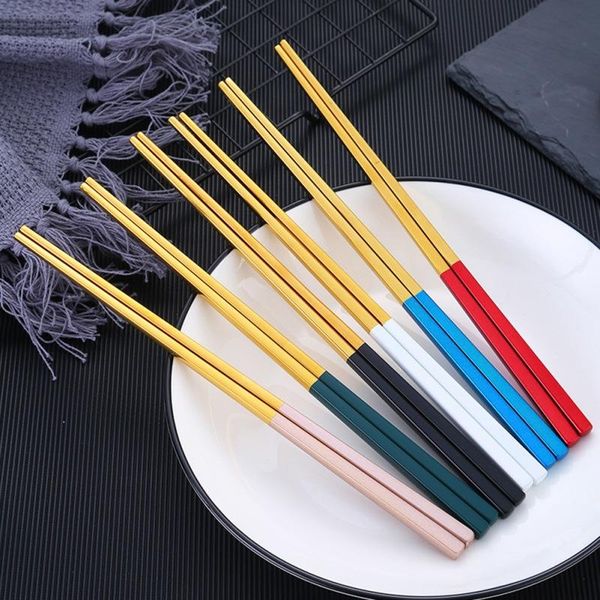 chopsticks colorful square 304 stainless steel royal luxury one-piece anti-mildew metal norbi
chopsticks colorful square 304 stainless steel royal luxury one-piece anti-mildew metal norbi