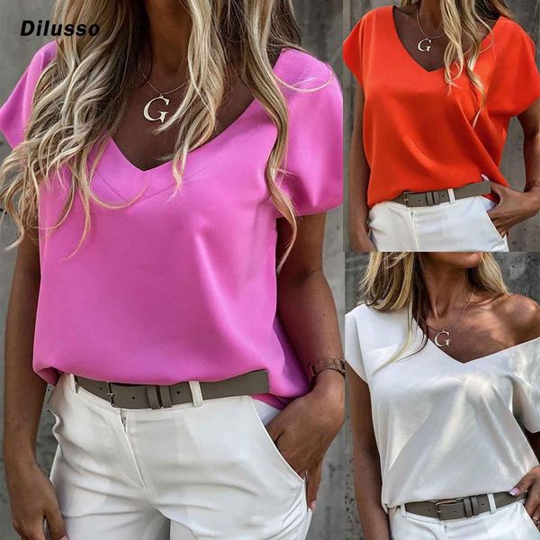 women's t-shirt 2021 cute bat sleeve loose large fashion short casual v-neck summer women t shirt, White
women's t-shirt 2021 cute bat sleeve loose large fashion short casual v-neck summer women t shirt, White