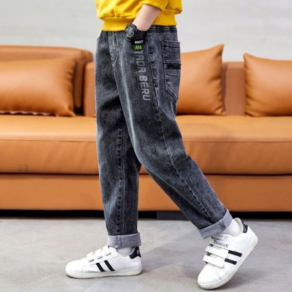 boys denim pants baby clothes elastic waist slim straight jeans pants children denim clothing casual bowboy long trousers, Blue
boys denim pants baby clothes elastic waist slim straight jeans pants children denim clothing casual bowboy long trousers, Blue