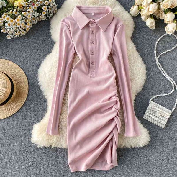 turn-down collar ruched shirt dress women spring long sleeve short bodycon elegant pink black ladies es 210430, Black;gray
turn-down collar ruched shirt dress women spring long sleeve short bodycon elegant pink black ladies es 210430, Black;gray