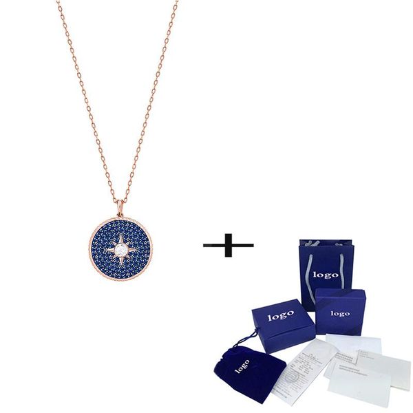 chains 2021 blue sun flower character logo crystal round pendant box special necklace, Silver
chains 2021 blue sun flower character logo crystal round pendant box special necklace, Silver