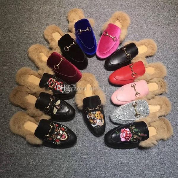 designer princetown slippers winter wool fur loafers slippers women man leather mulles fashion classical round toe low heel slip-on casual s, Black
designer princetown slippers winter wool fur loafers slippers women man leather mulles fashion classical round toe low heel slip-on casual s, Black