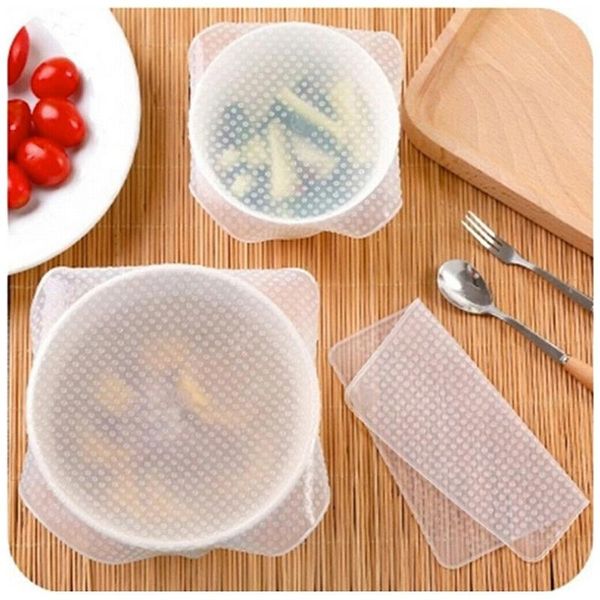 kitchen storage & organization 4pcs reusable silicone bowl cover wrap seal vacuum lid stretch multifunctional fresh keeping tool
kitchen storage & organization 4pcs reusable silicone bowl cover wrap seal vacuum lid stretch multifunctional fresh keeping tool
