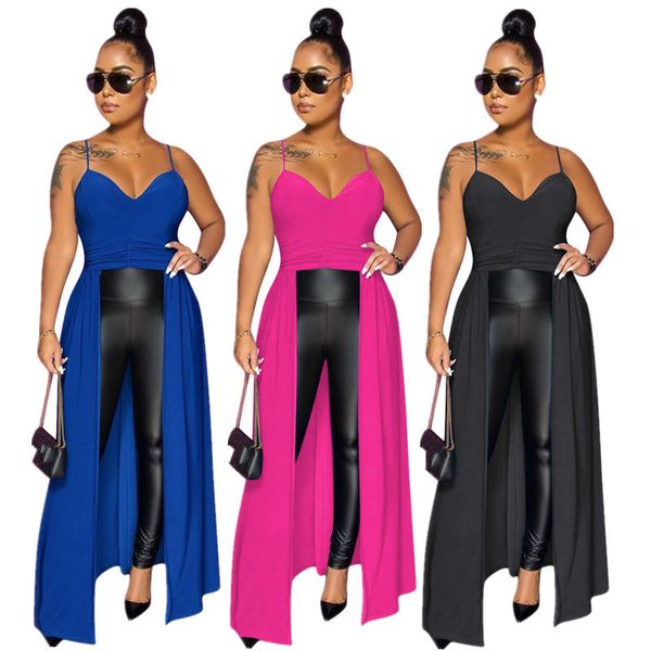 women spaghetti straps v low neck solid black fashion red female pink night clubwear sckx, White
women spaghetti straps v low neck solid black fashion red female pink night clubwear sckx, White