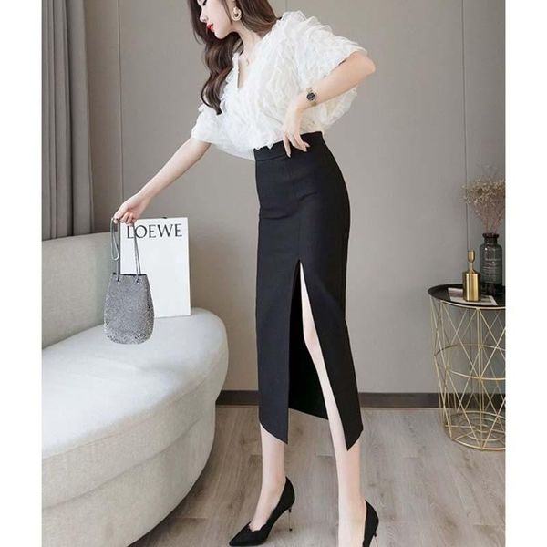 skirts 2021 women spring summer casual loose skirt lady split elastic high waist solid large size faldas vintage a-line f461, Black
skirts 2021 women spring summer casual loose skirt lady split elastic high waist solid large size faldas vintage a-line f461, Black