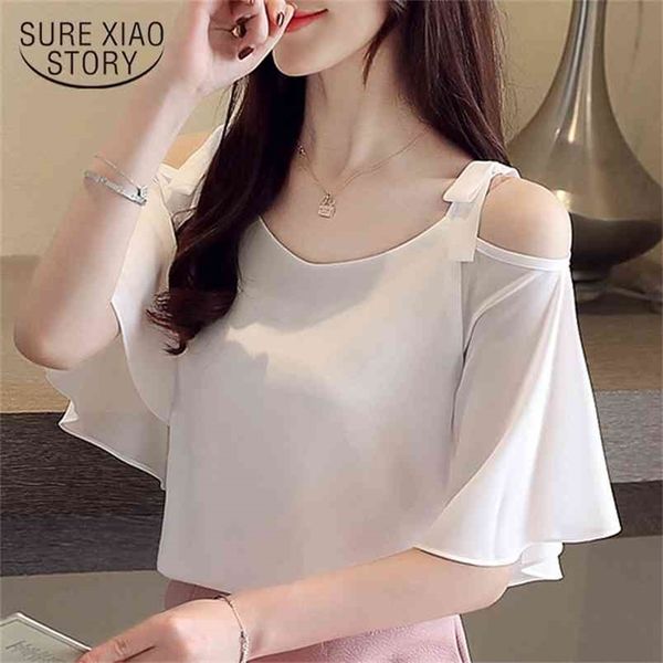 summer blouse for women off shoulder white chiffon short sleeve shirts 4386 50 210506
summer blouse for women off shoulder white chiffon short sleeve shirts 4386 50 210506