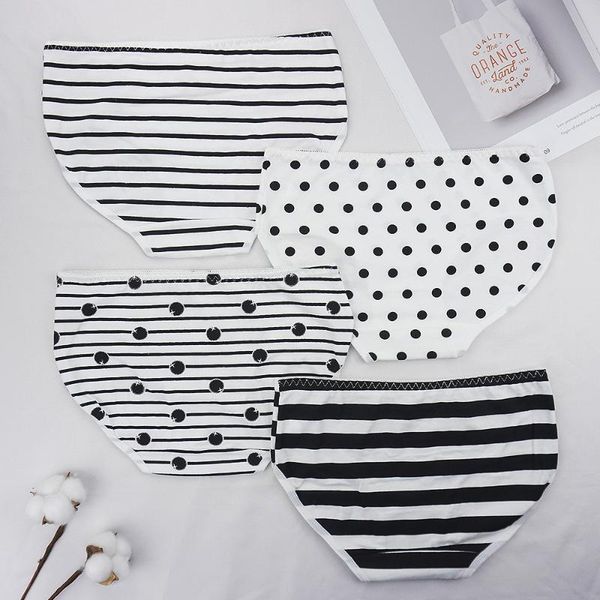 pcs lot women underwear lingerie femme nordic minimalist style pack of panties cotten briefs for ladies polka dot stripe women's, Black;pink
pcs lot women underwear lingerie femme nordic minimalist style pack of panties cotten briefs for ladies polka dot stripe women's, Black;pink
