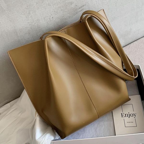 women's soft leather handbag women shoulder bag big shopper tote bucket fashion handbags solid color bags
women's soft leather handbag women shoulder bag big shopper tote bucket fashion handbags solid color bags