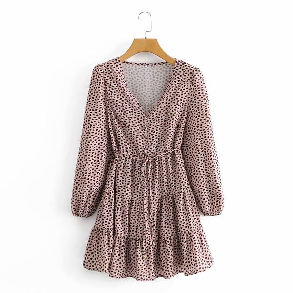 casual dresses sweet women v neck bow lace 2021 spring-autumn fashion ladies vintage female printted mini 0dze, Black;gray
casual dresses sweet women v neck bow lace 2021 spring-autumn fashion ladies vintage female printted mini 0dze, Black;gray