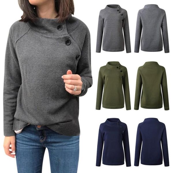 women's hoodies & sweatshirts autumn winter women sweatshirt solid color slim long-sleeved shirt loose round collar casual ladies, Black
women's hoodies & sweatshirts autumn winter women sweatshirt solid color slim long-sleeved shirt loose round collar casual ladies, Black