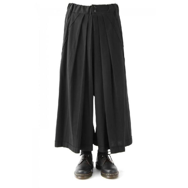 men's pants 2021 autumn loose wrinkle casual wide leg solid color european and american personality bell bottom, Black
men's pants 2021 autumn loose wrinkle casual wide leg solid color european and american personality bell bottom, Black