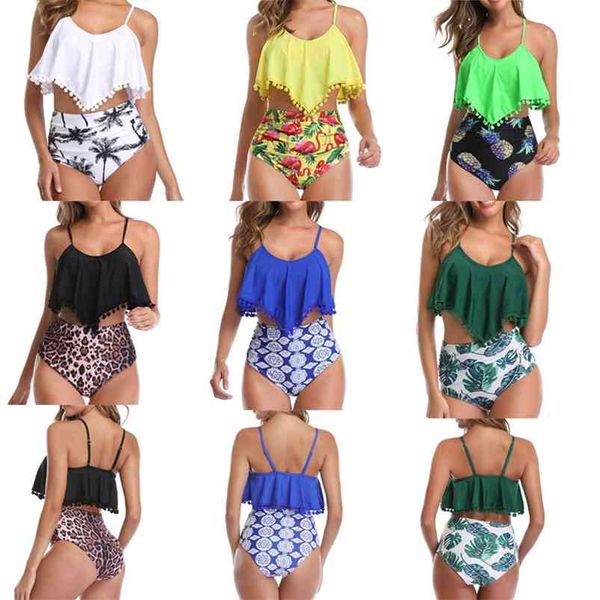 plus size bikini women's swimwear woman high waist swimming suit for women tankini swimsuit swim wear push up bikinis 210324, White;black
plus size bikini women's swimwear woman high waist swimming suit for women tankini swimsuit swim wear push up bikinis 210324, White;black