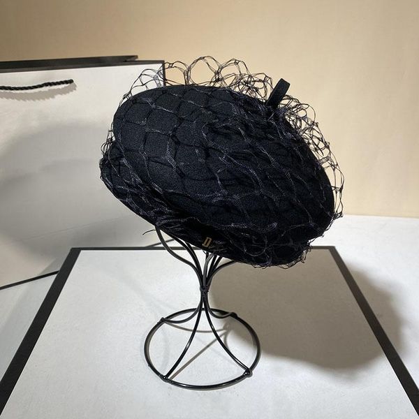 berets designer style online fashion wool beret fadora hat for woman autumn and winter painter black goth bone, Blue;gray
berets designer style online fashion wool beret fadora hat for woman autumn and winter painter black goth bone, Blue;gray