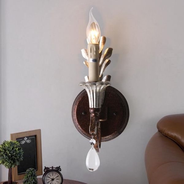 wall lamp american candle single head balcony corridor bedroom bedside country classical lamps and lanterns e14
wall lamp american candle single head balcony corridor bedroom bedside country classical lamps and lanterns e14