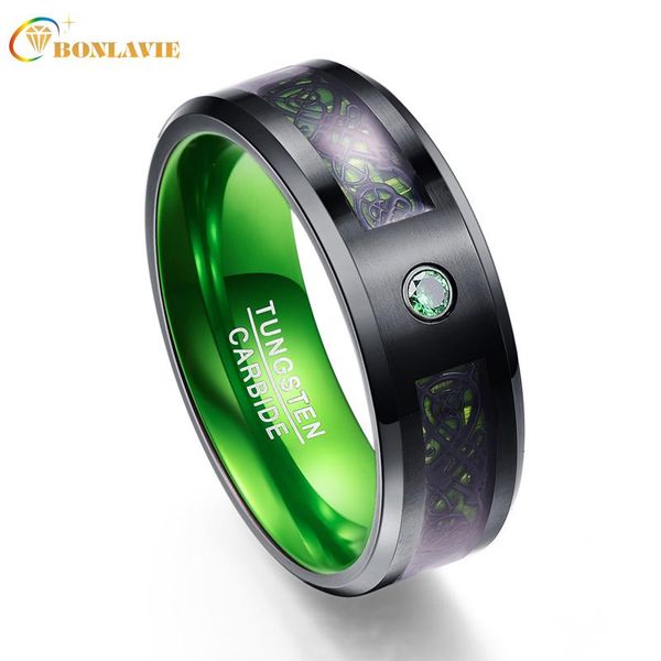 cluster rings quality carbon fiber green zircon men 100% tungsten carbide wedding bands gift anillos para hombres black dragon, Golden;silver
cluster rings quality carbon fiber green zircon men 100% tungsten carbide wedding bands gift anillos para hombres black dragon, Golden;silver