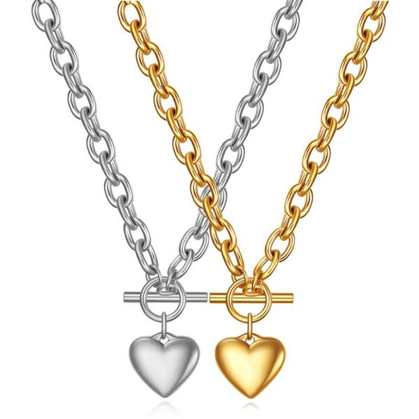 pendant necklaces vintage thick chain ot buckle necklace bohemian punk stainless steel collar choker fashion women jewelry, Silver
pendant necklaces vintage thick chain ot buckle necklace bohemian punk stainless steel collar choker fashion women jewelry, Silver