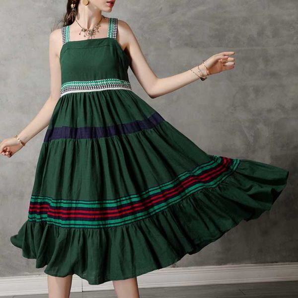 hit color sweet camisole dresses for women vintage patchwork a-line big swing fresh elegant vestidos summer 210525, Black;gray
hit color sweet camisole dresses for women vintage patchwork a-line big swing fresh elegant vestidos summer 210525, Black;gray