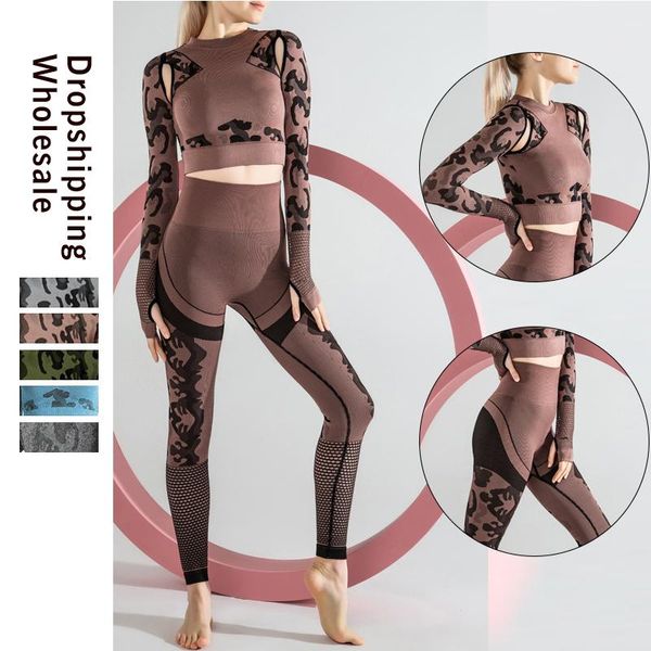 camouflage camo gym set sports wear for women workout fitness clothing booty leggings + long shirt sport suit femme women's two piece p, White
camouflage camo gym set sports wear for women workout fitness clothing booty leggings + long shirt sport suit femme women's two piece p, White