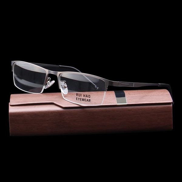 fashion sunglasses frames stainless steel alloy eyeglasses frame leisure glasses super light half rimless optical spectacles, Black
fashion sunglasses frames stainless steel alloy eyeglasses frame leisure glasses super light half rimless optical spectacles, Black