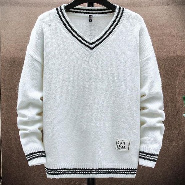 men's sweaters sweater sell casual comfortable soft pullovers all-match male knitted, White;black
men's sweaters sweater sell casual comfortable soft pullovers all-match male knitted, White;black