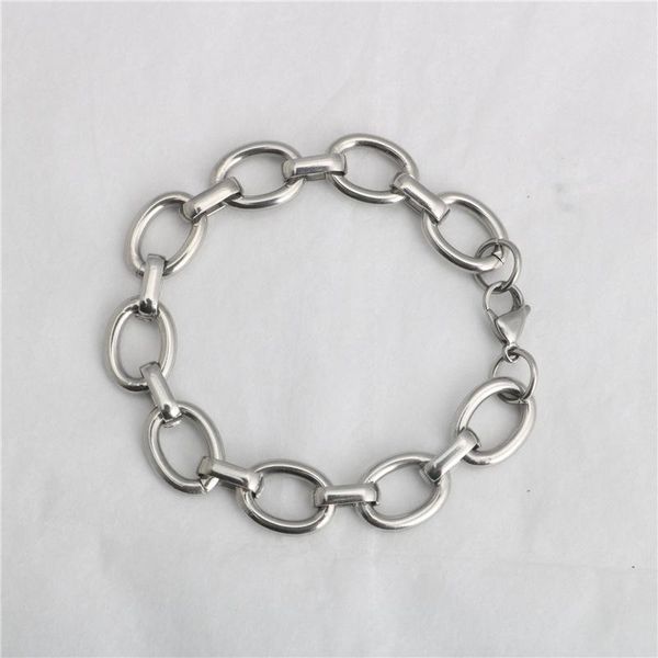 fashion oval big o word titanium steel stainless bracelet chain jewelry all-match female link,, Black
fashion oval big o word titanium steel stainless bracelet chain jewelry all-match female link,, Black