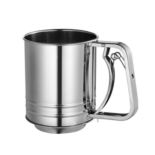 flour sieve kitchenware bakeware supplies portable baking tools stainless steel silver hand-held sifter & pastry
flour sieve kitchenware bakeware supplies portable baking tools stainless steel silver hand-held sifter & pastry