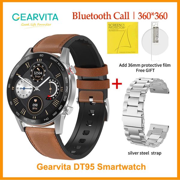 gift no.1 dt95 smartwatch man ip68 waterproof call 360*360 ecg heat rate 1.3inch tft sleep monitor vs l16 smart watchg, Slivery;brown
gift no.1 dt95 smartwatch man ip68 waterproof call 360*360 ecg heat rate 1.3inch tft sleep monitor vs l16 smart watchg, Slivery;brown
