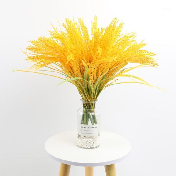decorative flowers & wreaths simulation plant green fake flower 5 fork wheat ear rice home soft decoration wedding plastic
decorative flowers & wreaths simulation plant green fake flower 5 fork wheat ear rice home soft decoration wedding plastic