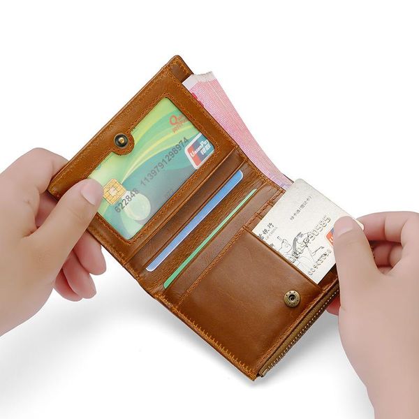 wallets vintage genuine leather hasp small wallet coin pocket purse card holder men rfid money cartera hombre bag male clutch, Red;black
wallets vintage genuine leather hasp small wallet coin pocket purse card holder men rfid money cartera hombre bag male clutch, Red;black