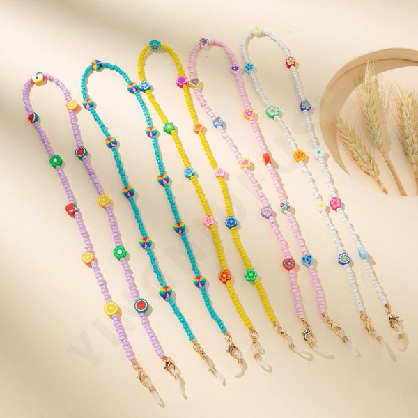 sunglasses frames polymer clay beaded glasses chain mask hanging rope for women girls colorful crystal beads neck masks lanyard eyewear cord, Silver
sunglasses frames polymer clay beaded glasses chain mask hanging rope for women girls colorful crystal beads neck masks lanyard eyewear cord, Silver