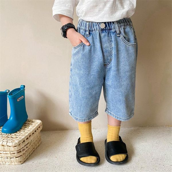 jeans summer boys and girls thin straight korean style kids loose casual denim capri pants, Blue
jeans summer boys and girls thin straight korean style kids loose casual denim capri pants, Blue