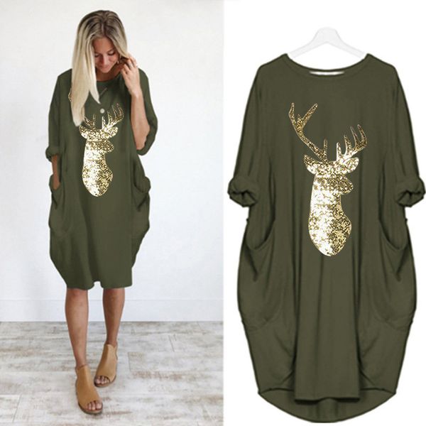maternity dress xmas casual loose maternity pregnant women long sleeve vestidos gravidas lady es pregnancy clothings plus size, White
maternity dress xmas casual loose maternity pregnant women long sleeve vestidos gravidas lady es pregnancy clothings plus size, White
