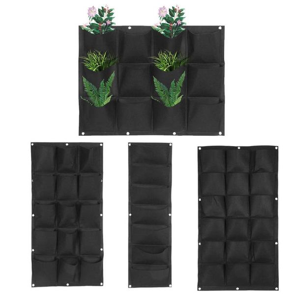 planters & pots 7/12/15/18 pockets jardin wall hanging vegetable plant garden black felt fabric nursery bags grow bag garde
planters & pots 7/12/15/18 pockets jardin wall hanging vegetable plant garden black felt fabric nursery bags grow bag garde