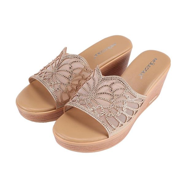 shoes woman moolecole women thick heel crystal fashion wedge slippers summer sandals 2-9795, Black
shoes woman moolecole women thick heel crystal fashion wedge slippers summer sandals 2-9795, Black