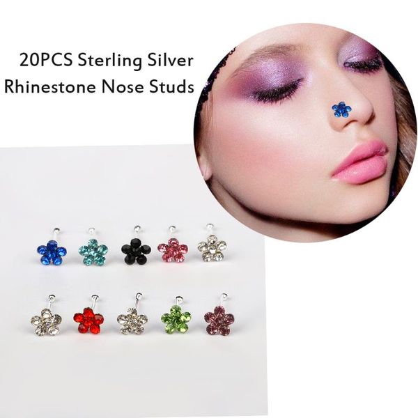 other 20pcs/box piercing ear stud colorful flower helix cartilage earring nose studs rings body jewelry, Slivery;golden
other 20pcs/box piercing ear stud colorful flower helix cartilage earring nose studs rings body jewelry, Slivery;golden