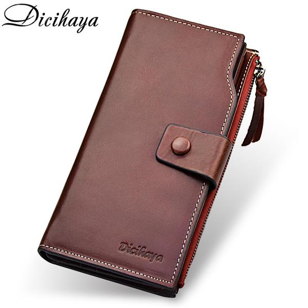 wallets dicihaya women genuine leather wallet for long design clutch cowhide fashion female purse zipper handy bag, Red;black
wallets dicihaya women genuine leather wallet for long design clutch cowhide fashion female purse zipper handy bag, Red;black