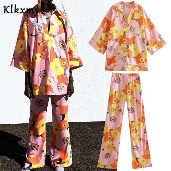 klkxmyt za women 2 pieces sets shirt +straight pants lady trousers fashion floral print blouse suit woman ourfit 210527, White
klkxmyt za women 2 pieces sets shirt +straight pants lady trousers fashion floral print blouse suit woman ourfit 210527, White