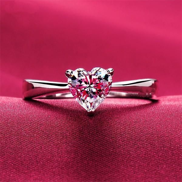 cluster rings romantic love ring for lover 1ct heart shape 925 sterling silver women jewelry gift, Golden;silver
cluster rings romantic love ring for lover 1ct heart shape 925 sterling silver women jewelry gift, Golden;silver