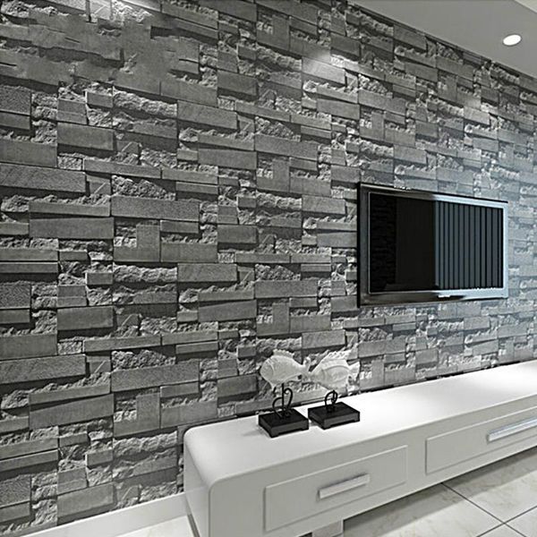 wallpapers 3d slate stone brick effect washable pvc wall paper living room background wallcovering wallpaper black,grey
wallpapers 3d slate stone brick effect washable pvc wall paper living room background wallcovering wallpaper black,grey