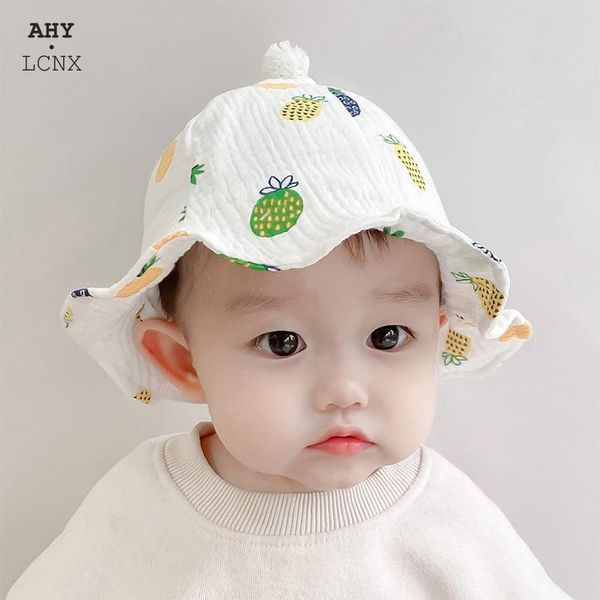 summer baby bucket hat outdoor breathable sun visor pineapple print girl boy fisherman cute hair accessories, Slivery;white
summer baby bucket hat outdoor breathable sun visor pineapple print girl boy fisherman cute hair accessories, Slivery;white