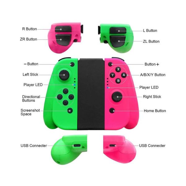 game controllers & joysticks 2pcs joy for ns switch lite joy-con (l/r) wireless bluetooth controller gamepad with connector
game controllers & joysticks 2pcs joy for ns switch lite joy-con (l/r) wireless bluetooth controller gamepad with connector