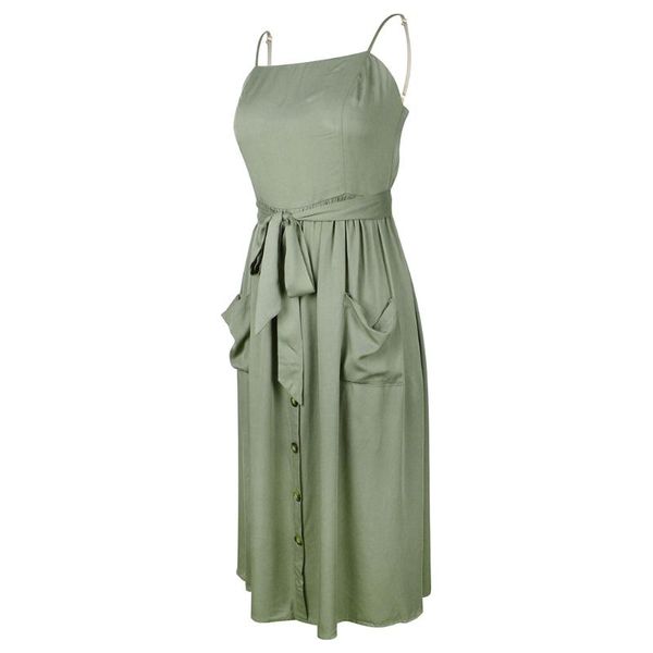 casual dresses women's square-neck button sling high waist summer beach swing dress with pocket solid color xin-, Black;gray
casual dresses women's square-neck button sling high waist summer beach swing dress with pocket solid color xin-, Black;gray