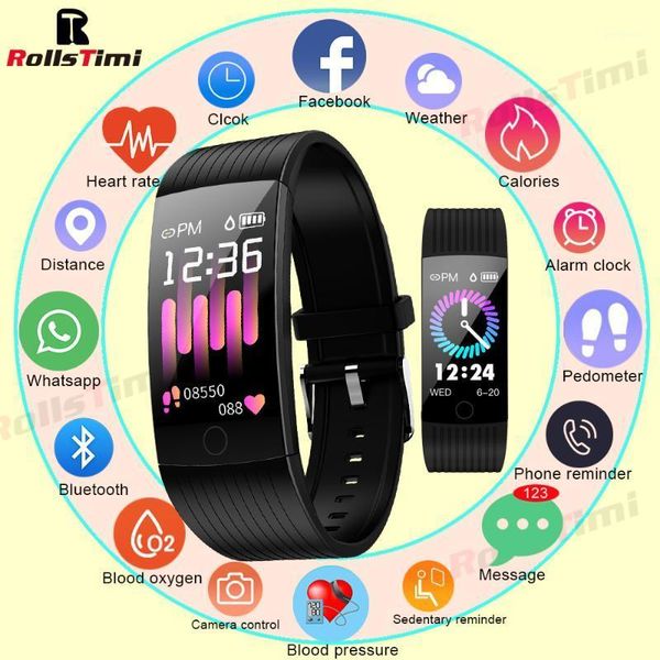 smart wristbands rollstimi watch sports ladies wristband heart rate fitness pedometer bracelet waterproof men's1
smart wristbands rollstimi watch sports ladies wristband heart rate fitness pedometer bracelet waterproof men's1