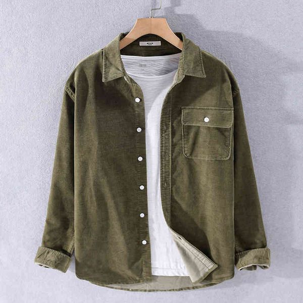 men's t-shirts autumn long sleeve corduroy cotton fashion brand shirts for men casual comfortable shirt mens camiseta overhemd bmal, White;black
men's t-shirts autumn long sleeve corduroy cotton fashion brand shirts for men casual comfortable shirt mens camiseta overhemd bmal, White;black