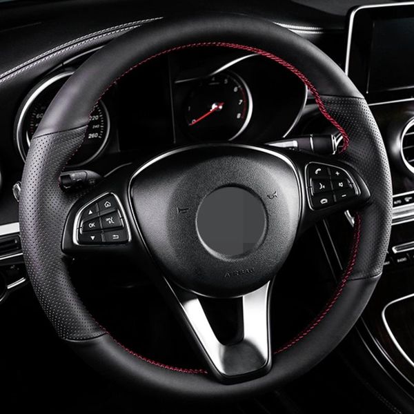 steering wheel covers diy black faux leather car cover for - gle gls s-class s320l cls glc e300l c260l accessories
steering wheel covers diy black faux leather car cover for - gle gls s-class s320l cls glc e300l c260l accessories