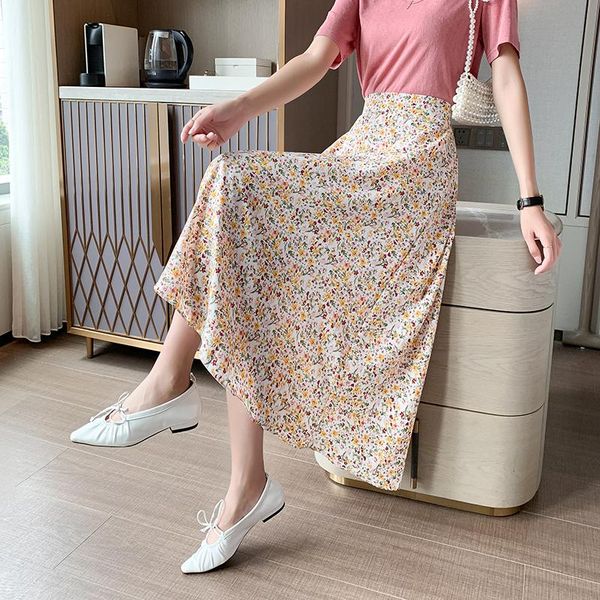 summer boutique waist umbrella skirt half spring floral long slim chiffon personality skirts, Black
summer boutique waist umbrella skirt half spring floral long slim chiffon personality skirts, Black