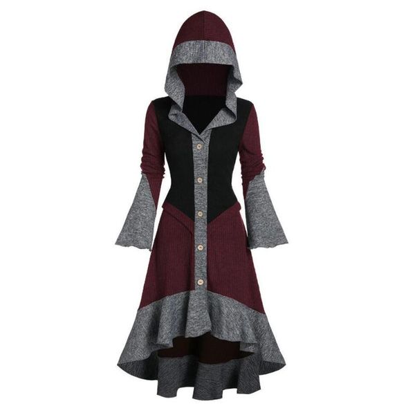 casual dresses women dress split hooded party contrast color irregular hem autumn winter flare sleeve cotton blend large swing dating, Black;gray
casual dresses women dress split hooded party contrast color irregular hem autumn winter flare sleeve cotton blend large swing dating, Black;gray