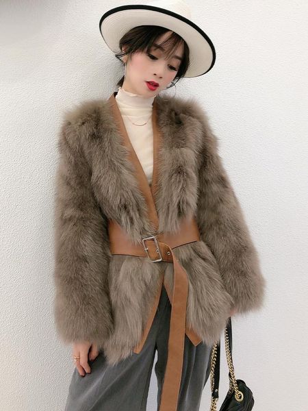 women's fur & faux fashion super quality real coat autumn winter 2021 vintage slim female jacket warm coats ropa de mujer zjt1552, Black
women's fur & faux fashion super quality real coat autumn winter 2021 vintage slim female jacket warm coats ropa de mujer zjt1552, Black