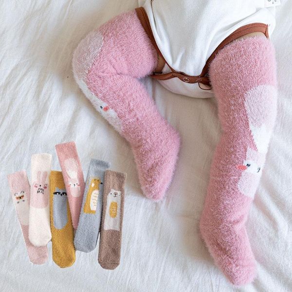 socks soft plush baby sock winter thicken warm cartoon animal born long for girl boy kids infant floor, Pink;yellow
socks soft plush baby sock winter thicken warm cartoon animal born long for girl boy kids infant floor, Pink;yellow