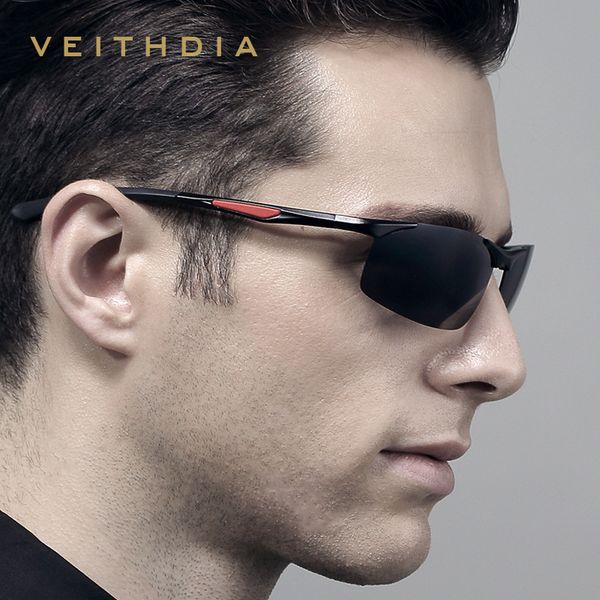 veithdia brand designer aluminum magnesium men sunglasses polarized mens coating mirror driving sun glasses eyewear uv400 goggle 6583, White;black 
veithdia brand designer aluminum magnesium men sunglasses polarized mens coating mirror driving sun glasses eyewear uv400 goggle 6583, White;black